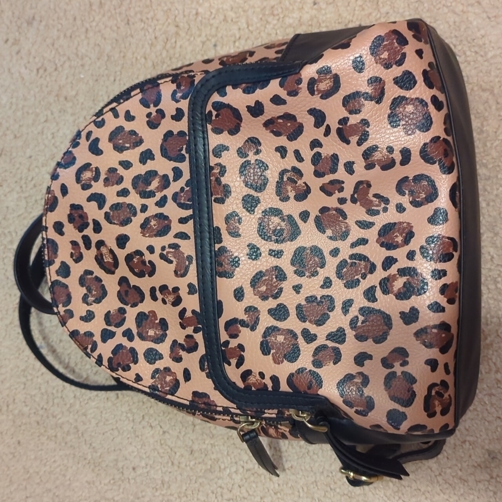 Fossil Felicity Cheetah Two Pocket Mini Backpack - image 1